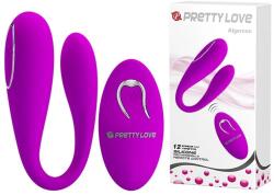  Вибратор за двойки с дистанционно - Pretty Love Algernon Purple (DEBRA01112)