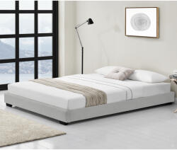 Corium Pat tapitat din piele ecologica Masari 140x200 cm alb Corium (67234586)