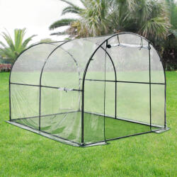 [en. casa] Tunel sera gradina 200x300x190 cm din PVC transparent [en. casa] (77016001)