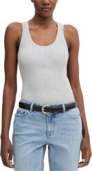 Michael Kors Top Gry Mlnge Racer Back Tank MR561567BX 036 pearl hthr (MR561567BX 036 pearl hthr)