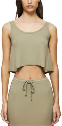 Dirty Laundry Top Cropped With Raw Edges DLWTT000016 taupe (DLWTT000016 taupe)
