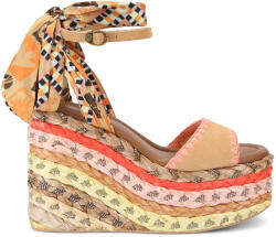 Kurt Geiger Platforme Chelsea Scarf Wedge 5597294209 94-mustard