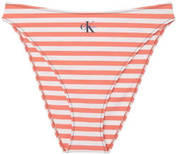 Calvin Klein Costum de baie High Leg LV00Q61147 3SM 20171 cent stripe+acorn orange Costum de baie dama