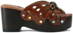 Kurt Geiger Mules Butterfly Wedge 5597031109 31-dark brown (5597031109 31-dark brown)