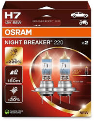  Bec auto H7 12V 55W OSRAM Night Breaker +220% halogen (170326-4)