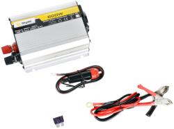 SKYLED Convertor Tensiune , Invertor auto putere 300W continua, unda sinusoidala modificata 12V - 230V, 50Hz (22S80300122)