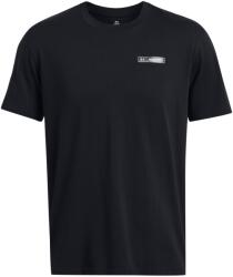 Under Armour HW ARMOUR LABEL SS L | Bărbați | Tricouri | Negru | 1382831-001