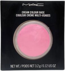 MAC MAC, Cream Colour Base, Finisaj natural, Paletă de fard de obraz cremos, Șoc roz, Reumplere, 3.2 g
