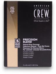 American Crew Vopsea de păr semi-permanentă, American Crew, Precision Blend, 7-8 Light, 3x, 40 ml