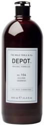 Depot Șampon de păr, pentru neutralizarea tonurilor galbene, Depot, 100 Hair Cleansing No. 104, Complex botanic, 1000 ml