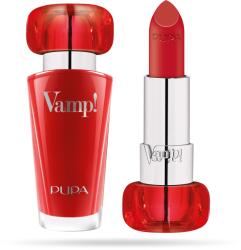 PUPA Ruj cremos, Pupa, Vamp! , Fără parabeni, Volum, 303, Roșu iconic, 3.5 g