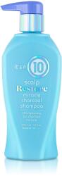 It’s a 10 Șampon de păr, It`s a 10, It's a 10, Scalp Restore Miracle, Cărbune, Îndepărtați excesul de ulei și reziduurile de produs, 295.7 ml