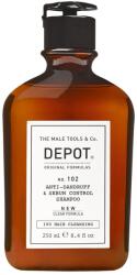 Depot Șampon de păr, Depot, 100 Hair Cleansing No. 102, Complex botanic, Antimătreață și controlul sebumului, 250 ml