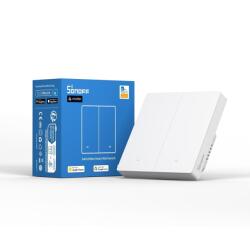 SONOFF Intrerupator Smart Sonoff M5-2C-86W, WiFi, 10A, Matter, 2 canale (M5-2C-86W) - vivoza