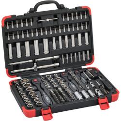 VIGOR Trusa de scule cu 3 clicketi, biti si tubulare, 172 piese, Vigor V2461N (V2461N) Trusa unelte