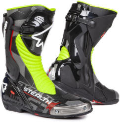  Stylmartin Stealth Evo Air Black Yellow motoros versenycsizma
