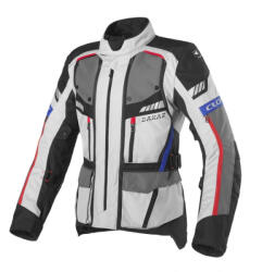  Motoros túrakabát, CLOVER DAKAR-2, szürke-kék-piros