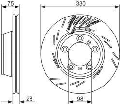 Bosch 0 986 479 733 Disc frana