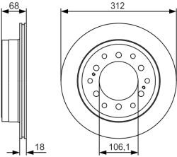 Bosch 0 986 479 S36 Disc frana
