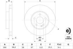 Bosch 0 986 479 137 Disc frana