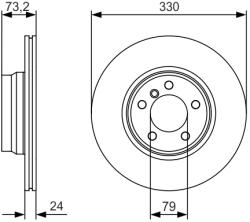 Bosch 0 986 479 A06 Disc frana