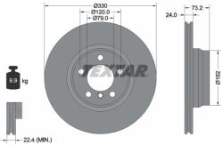 TEXTAR 92242005 PRO+ Disc frana