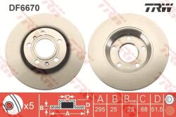 TRW DF6670 Disc frana - e-autoshop
