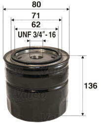 VALEO 586018 Filtru ulei