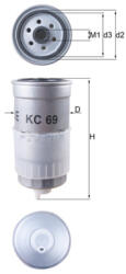 KNECHT KC 69 filtru combustibil