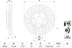Bosch 0 986 479 A02 Disc frana