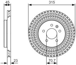 Bosch 0 986 479 C46 Disc frana