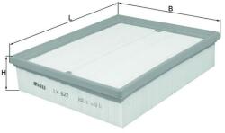 KNECHT LX 622 Filtru aer