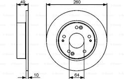 Bosch 0 986 479 450 Disc frana
