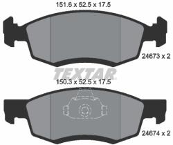 TEXTAR 2467301 Q+ set placute frana disc