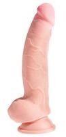 Pipedream King Cock Plus 8" Triple Density Cock With Balls Dildo