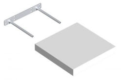 Velano Lebegőpolc fehér 23, 5 x 23, 5 x 3, 9 cm (3451110)