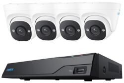 Reolink NVS8-5MD4 5MP IP kamera szett, 4 turret kamerával beépített 2TB HDD-vel (NVS8-5MD4) - pcx