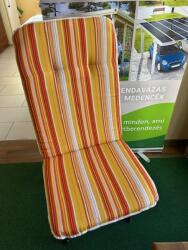 Beo kerti bútor párna székpárna M616 - narancs-citromsárga vékony csíkos (M616)