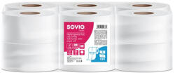 SOVIO Toalettpapír 124,8 m 18 cm átmérő 2 rétegű 12 db (PP20915)