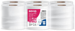 SOVIO Toalettpapír 80,75 m 18 cm átmérő 2 rétegű 12 db (PP21077)