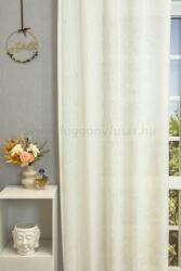 FüggönyFutár Webáruház Ekrü színű, rusztikus stílusú, sűrű szövésű fényáteresztő függöny, egyedi méretre, készre varrjuk