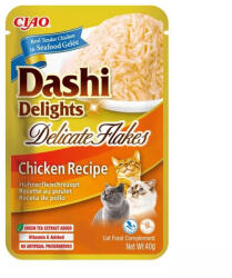 Inaba Foods Dashi Delights Delicate Flakes nedves macskaeledel - csirke 4 x 40 g