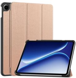 Gigapack OnePlus Pad Go 2 WiFi tok álló, bőr hatású (aktív flip, oldalra nyíló, trifold, asztali tartó) rozéarany (GP-182577)