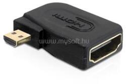 Delock adapter magas sebességű HDMI - micro D apa > A anya oldalra fordítva (DL65352) (DL65352)