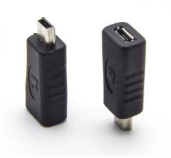 PremiumCord Micro USB Mini USB Átalakító Fekete 3cm kur-26 (kur-26)