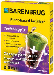 Barenbrug Turfcharge®+ gyeptrágya NPK 12+3+6+65 % szerves anyag 2, 5 kg (turfacharge1)