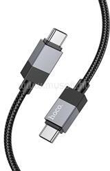 hoco. U110 adatkábel Type-C - Type-C, 100cm, FEKETE (HOCO_U110_BLACK) (HOCO_U110_BLACK)