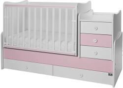 Lorelli Легло Lorelli - Maxi Plus, 3Box, 70 х 160 cm, бяло/orchid pink (10150580038P) - ozone