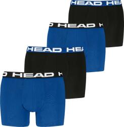 Head Men Basic Boxer 4P férfi boxer XL / fekete/kék