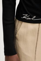 Karl Lagerfeld блуза с дълги ръкави дамска с вискоза (B2W44007)